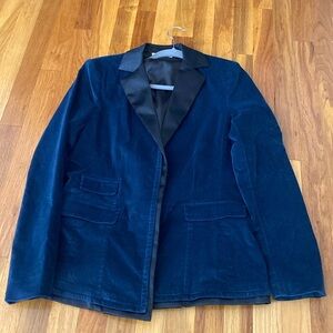 Hartly Women’s Blue Velvet Blazer Size L